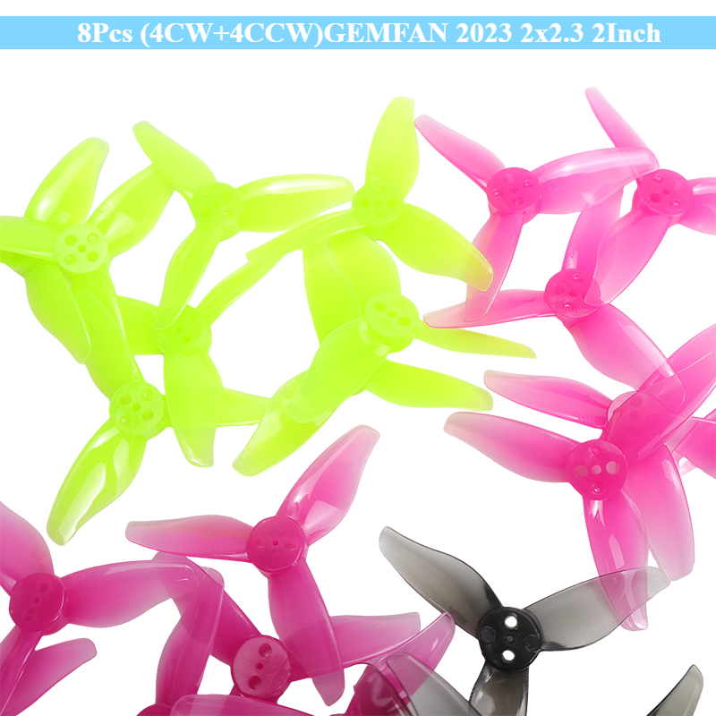 Drone Racing Gate - 8 szt. (4CW+4CCW) GEMFAN 2023 2x2.3
