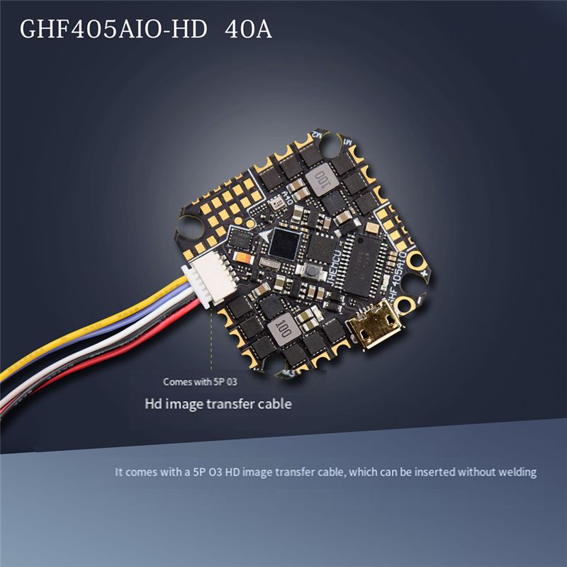 ABTI-GHF405AIO-HD 40A AIO Kont – Drone Racing Flight Controller recenzja i cena