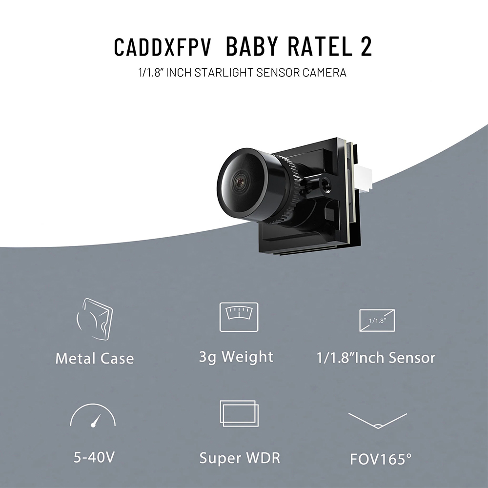 Kamera CADDX Micro FPV Ratel 2 – Drone Racing Camera recenzja i cena