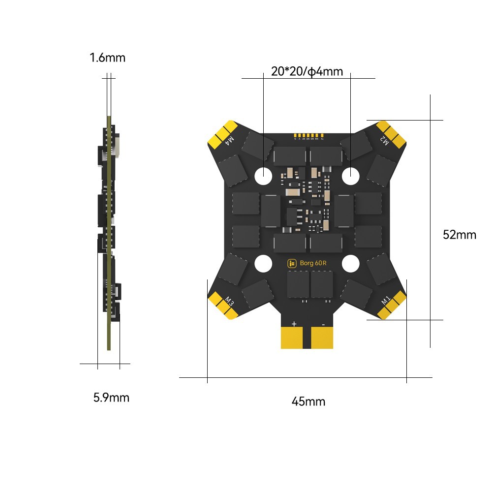 iFlight Borg Mini H7 (ICM42688 – Drone Racing Frame recenzja i cena