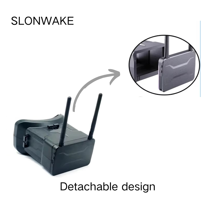 Okulary FPV 5,8G, 4,3-calowy e – Drone Racing Goggles recenzja i cena