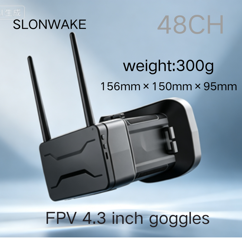 Okulary FPV 5,8G, 4,3-calowy e – Drone Racing Goggles recenzja i cena