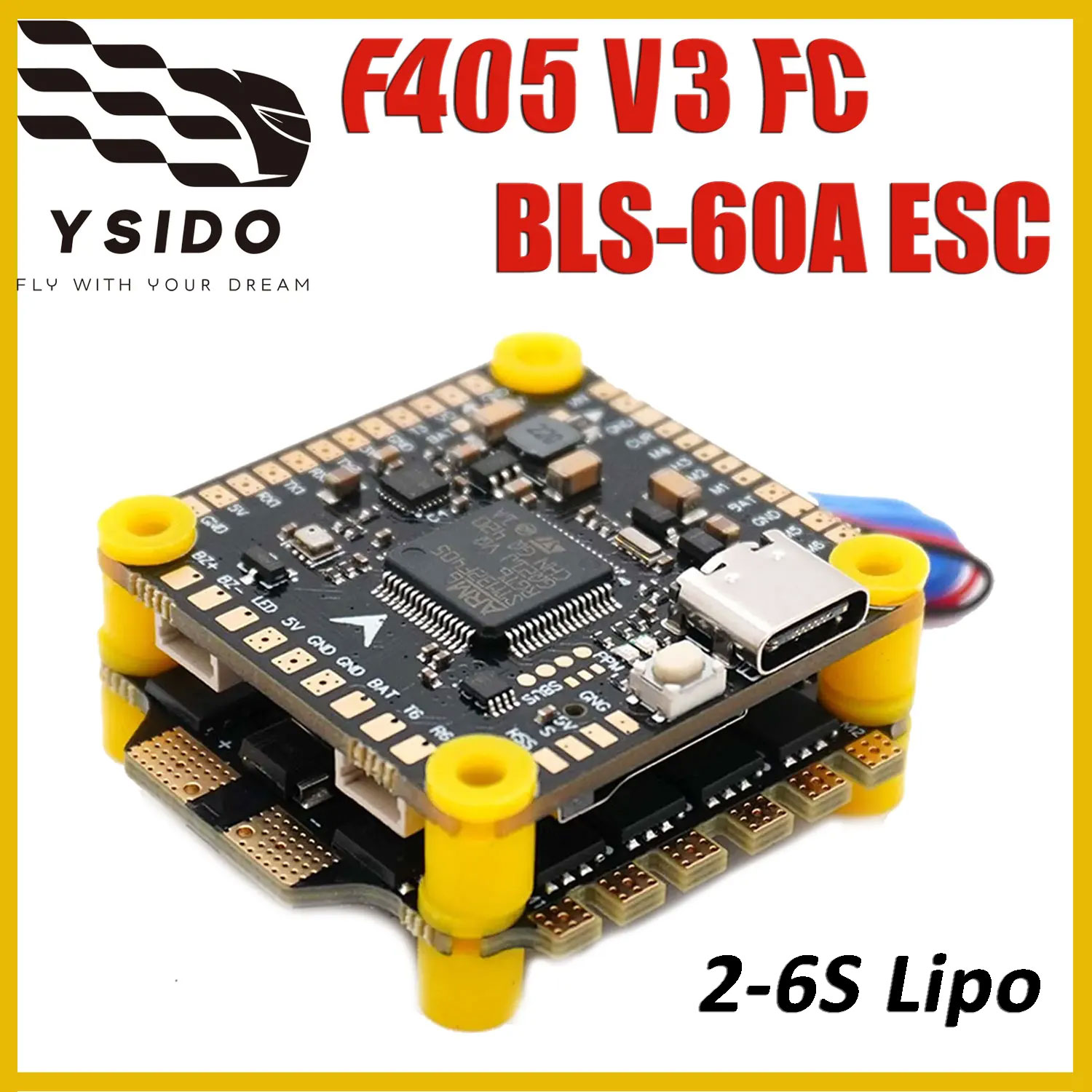Sterownik lotu YSIDO F405 V3 z – Drone Racing Flight Controller recenzja i cena